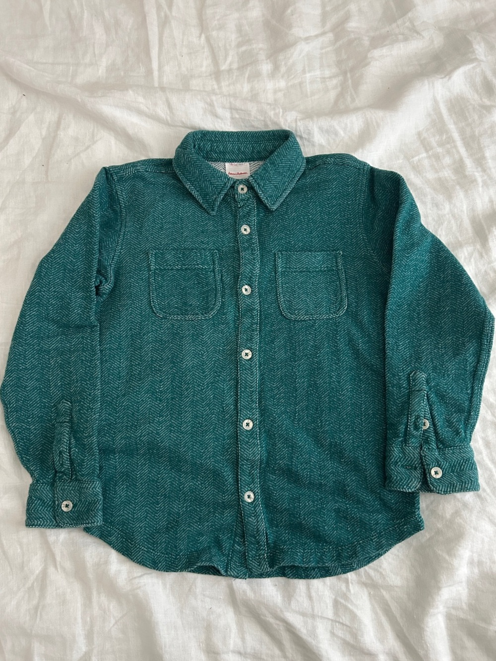 Herringbone French Terry Shirt 6-7 yrs